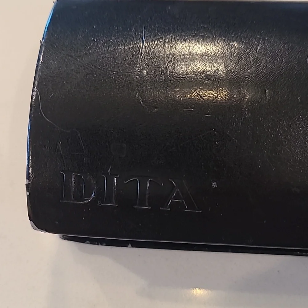 Vintage DITA Gold Bengal Sunglasses With Case